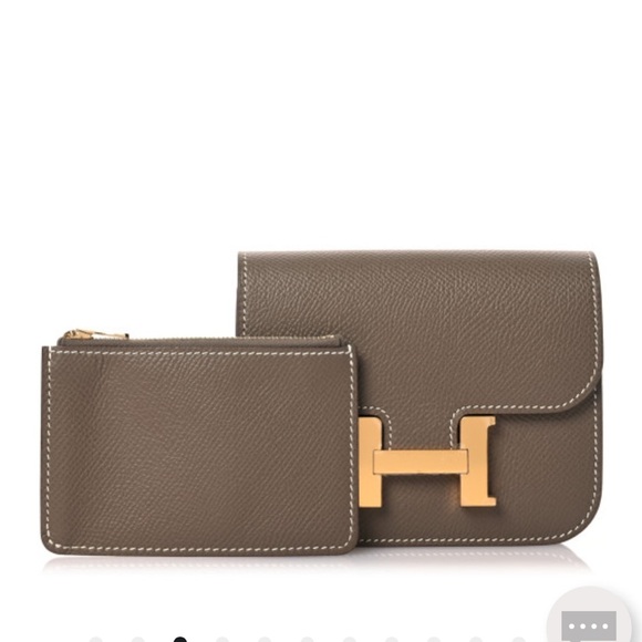 Epsom Constance Slim Wallet Etoupe - Picture 2 of 12